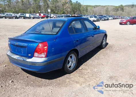 2004 Hyundai Elantra Gls/Gt из США, поврежденный, VIN KMHDN46D74U791576